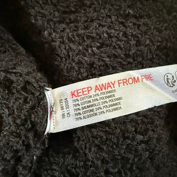 Free People jumpsuit strapless fuzzy terry fleece one piece romper XS onesie - Picture 9 of 9